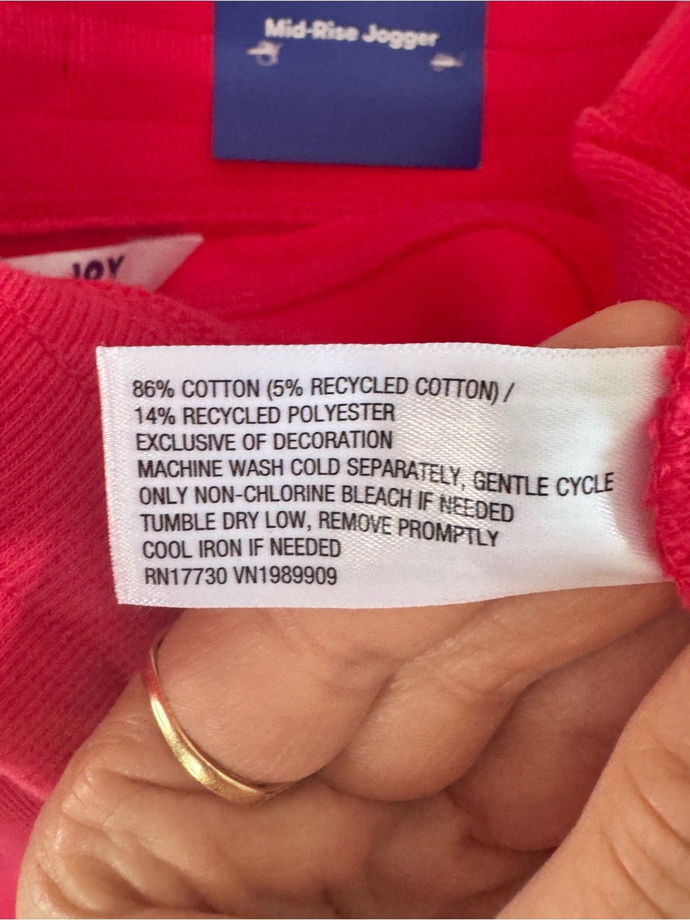 JoyLab Hot Pink Ribbed Lounge Pants - Picture 7 of 7